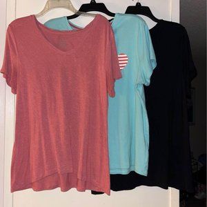 Bundle of 3 Ladies Shirts, Size XL